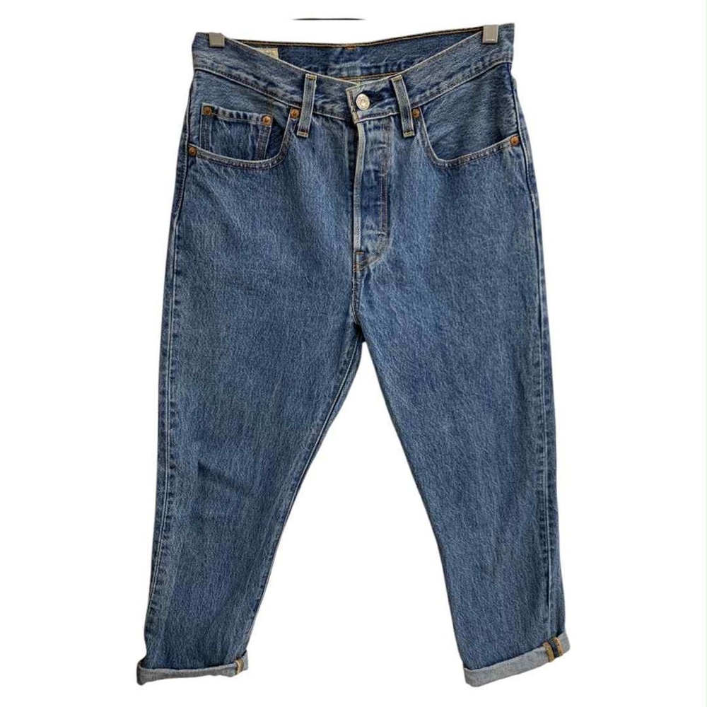 Levi's 501 Relaxed Fit Blue Jeans Size M